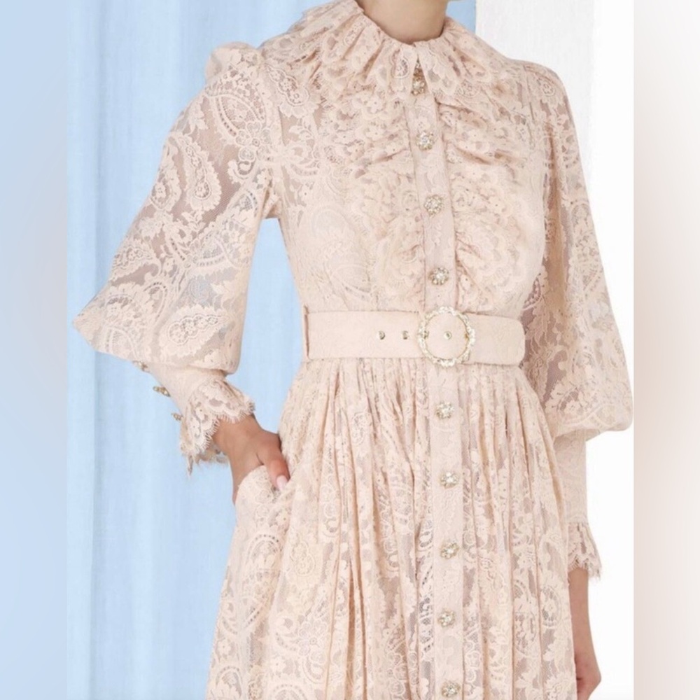 Zimmermann Midi Lace Dress - Picture 3 of 7